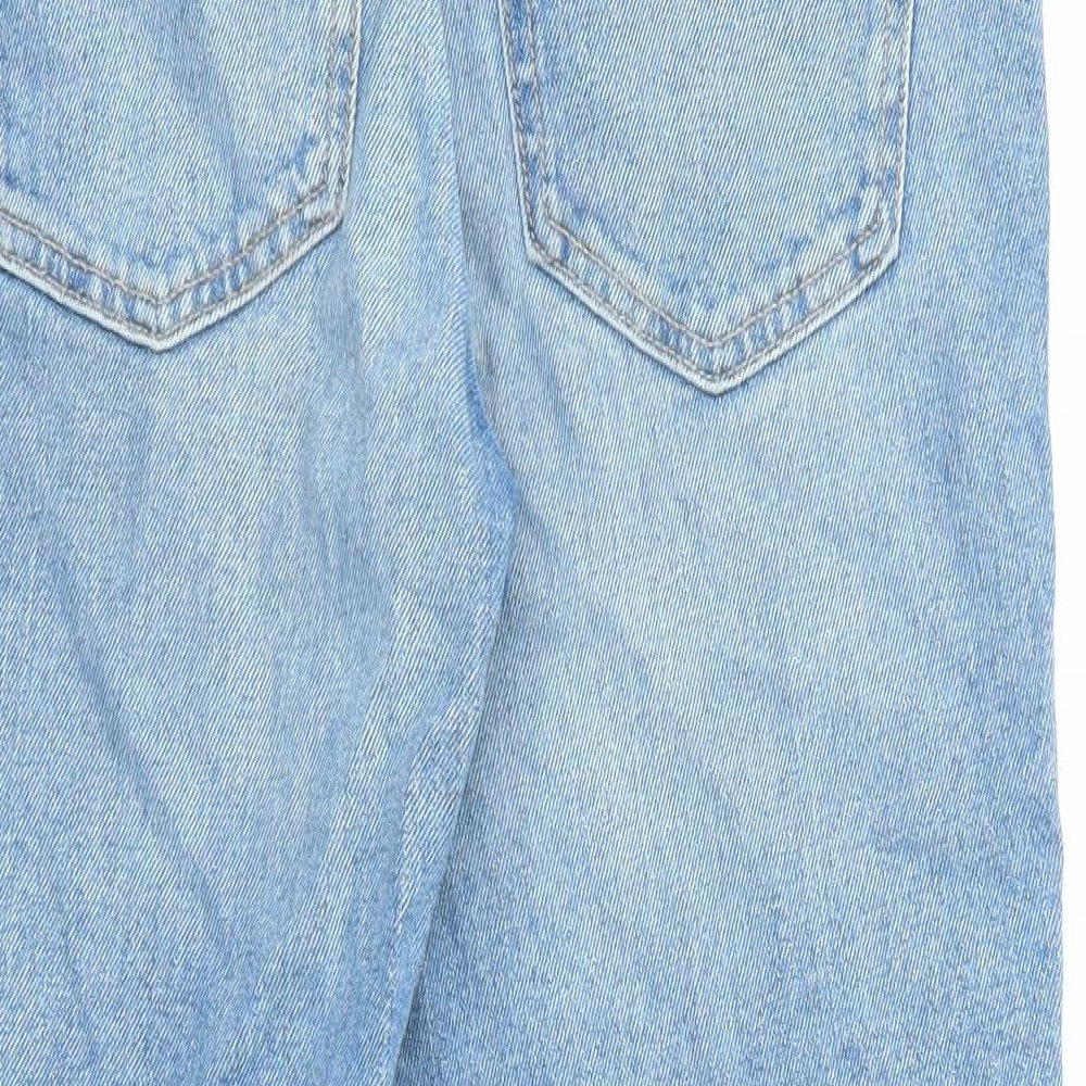 Womens UK Size S H&M Regular Fit Straight Blue Jeans