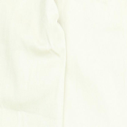Brooker Girls Beige Cotton Straight Jeans Size 16 Years L29 in Regular Zip