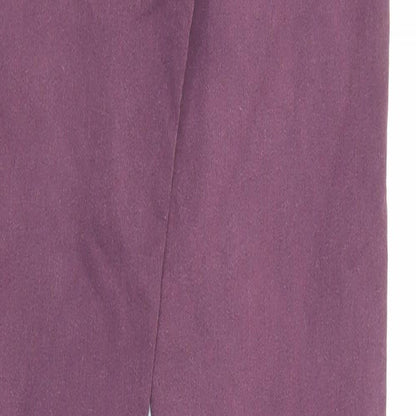 Bellfield Womens Purple Cotton Skinny Jeans Size 8 L29 in Regular Zip