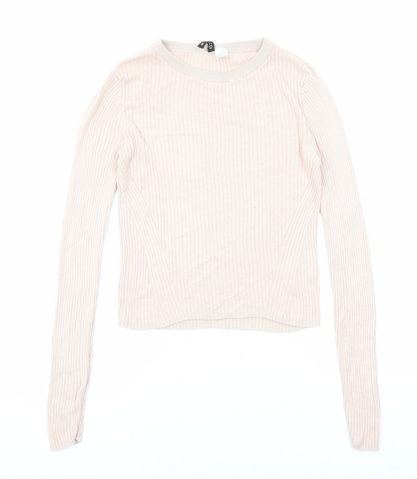 Womens UK Size S Divided by H&M Pink Pullover Jumper