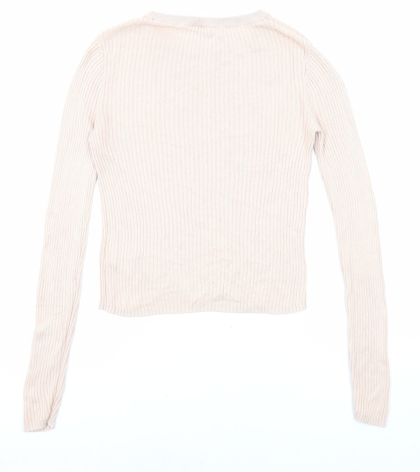 Womens UK Size S Divided by H&M Pink Pullover Jumper