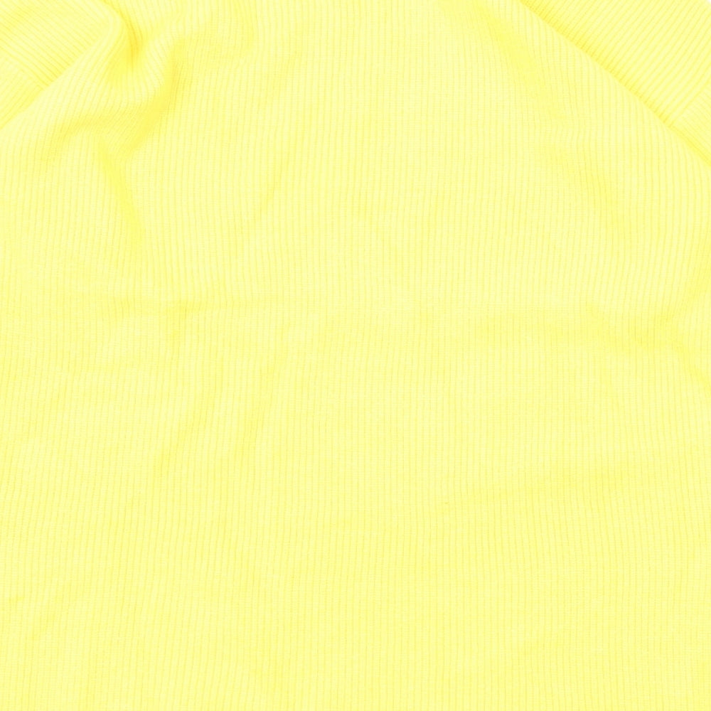 Womens UK Size M Marks and Spencer Yellow Pullover Jumper
