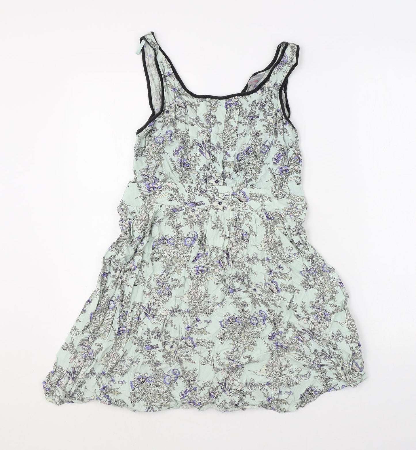 Womens UK Size 12 Dorothy Perkins Blue Basic Tank