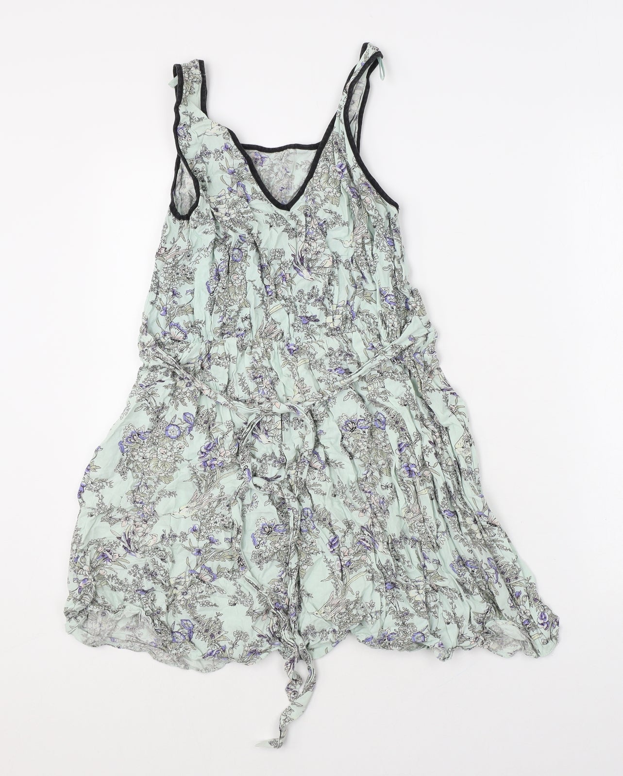 Womens UK Size 12 Dorothy Perkins Blue Basic Tank