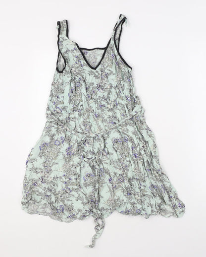 Womens UK Size 12 Dorothy Perkins Blue Basic Tank
