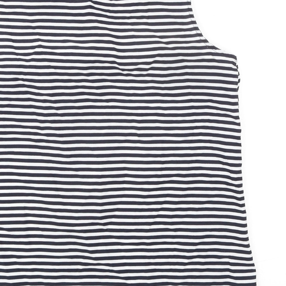 Womens UK Size 8 Dorothy Perkins Blue Basic Tank