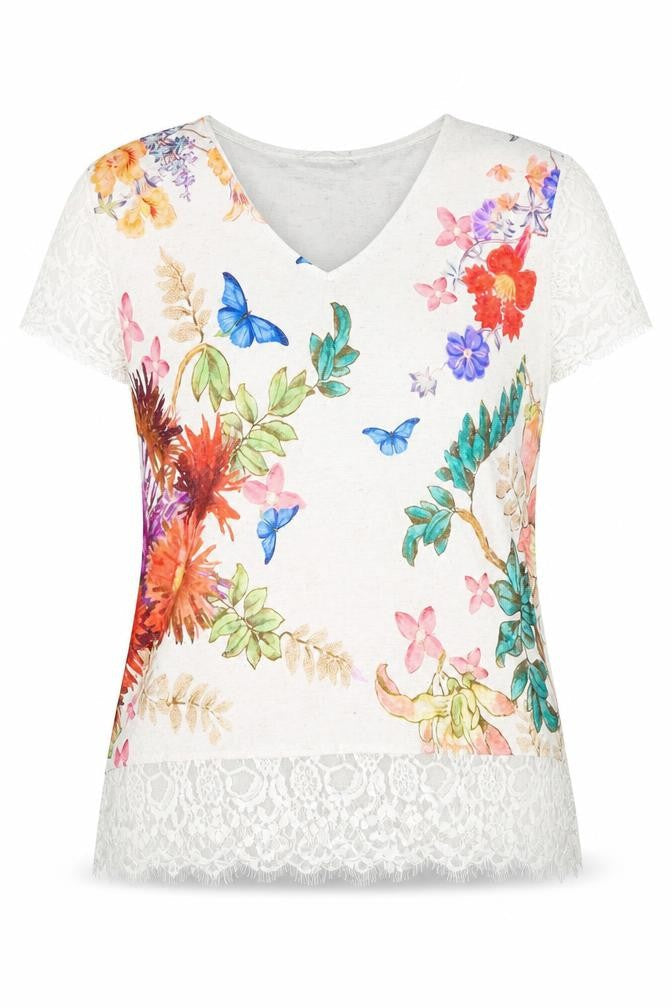 Womens UK Size 12 Per Una Multicoloured Basic Blouse