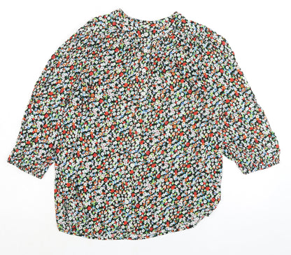 Womens UK Size 6 Marks and Spencer Multicoloured Basic Blouse