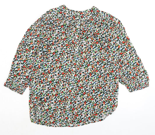 Womens UK Size 6 Marks and Spencer Multicoloured Basic Blouse