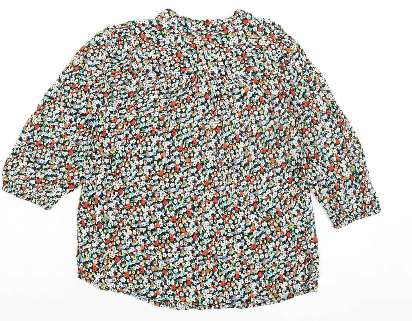 Womens UK Size 6 Marks and Spencer Multicoloured Basic Blouse