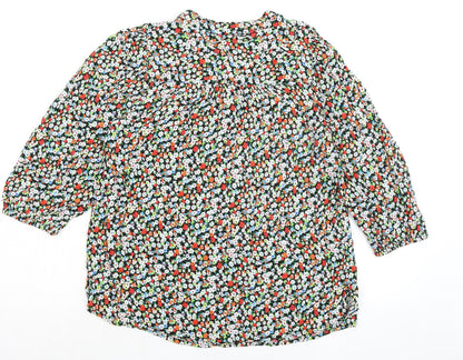 Womens UK Size 6 Marks and Spencer Multicoloured Basic Blouse