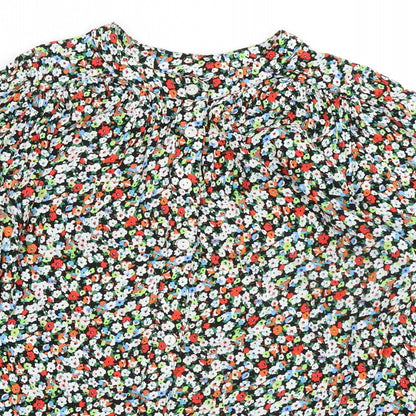 Womens UK Size 6 Marks and Spencer Multicoloured Basic Blouse