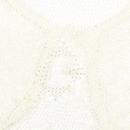 Shannon Womens Ivory Viscose Basic Blouse Size XL Round Neck - Size XL-2XL