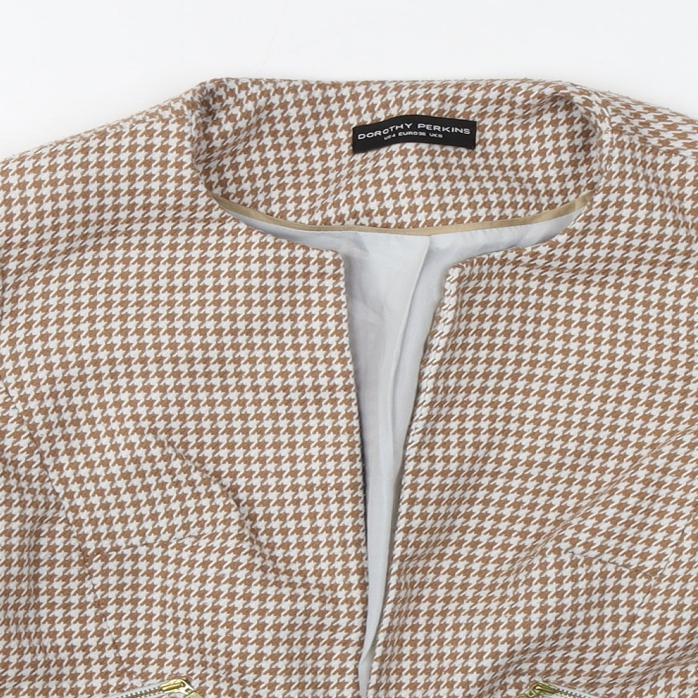 Womens UK Size 8 Dorothy Perkins Beige Jacket
