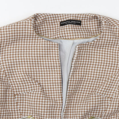 Womens UK Size 8 Dorothy Perkins Beige Jacket