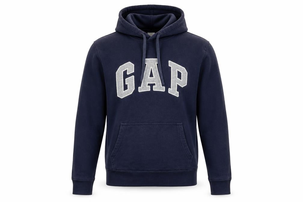 Mens UK Size XS Gap Blue Pullover Hoodie