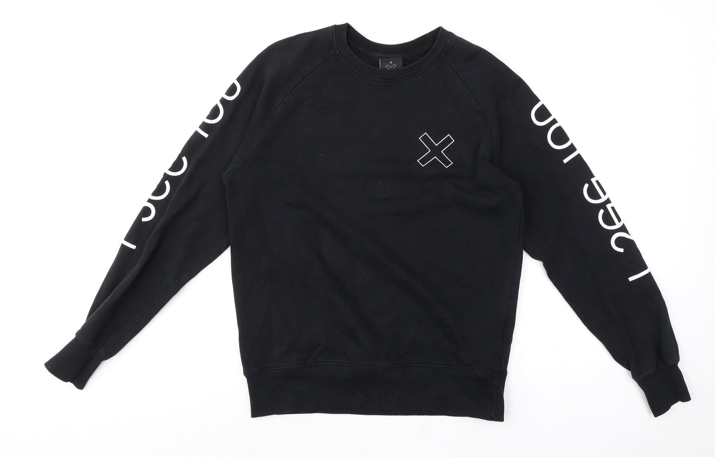 Mens UK Size S Earth Positive Black Pullover Sweatshirt