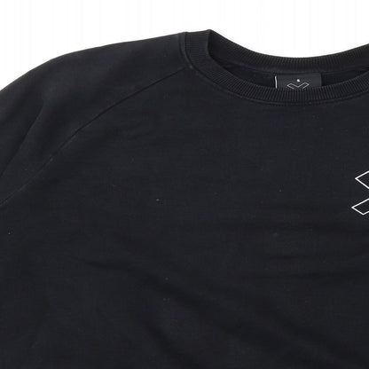 Mens UK Size S Earth Positive Black Pullover Sweatshirt