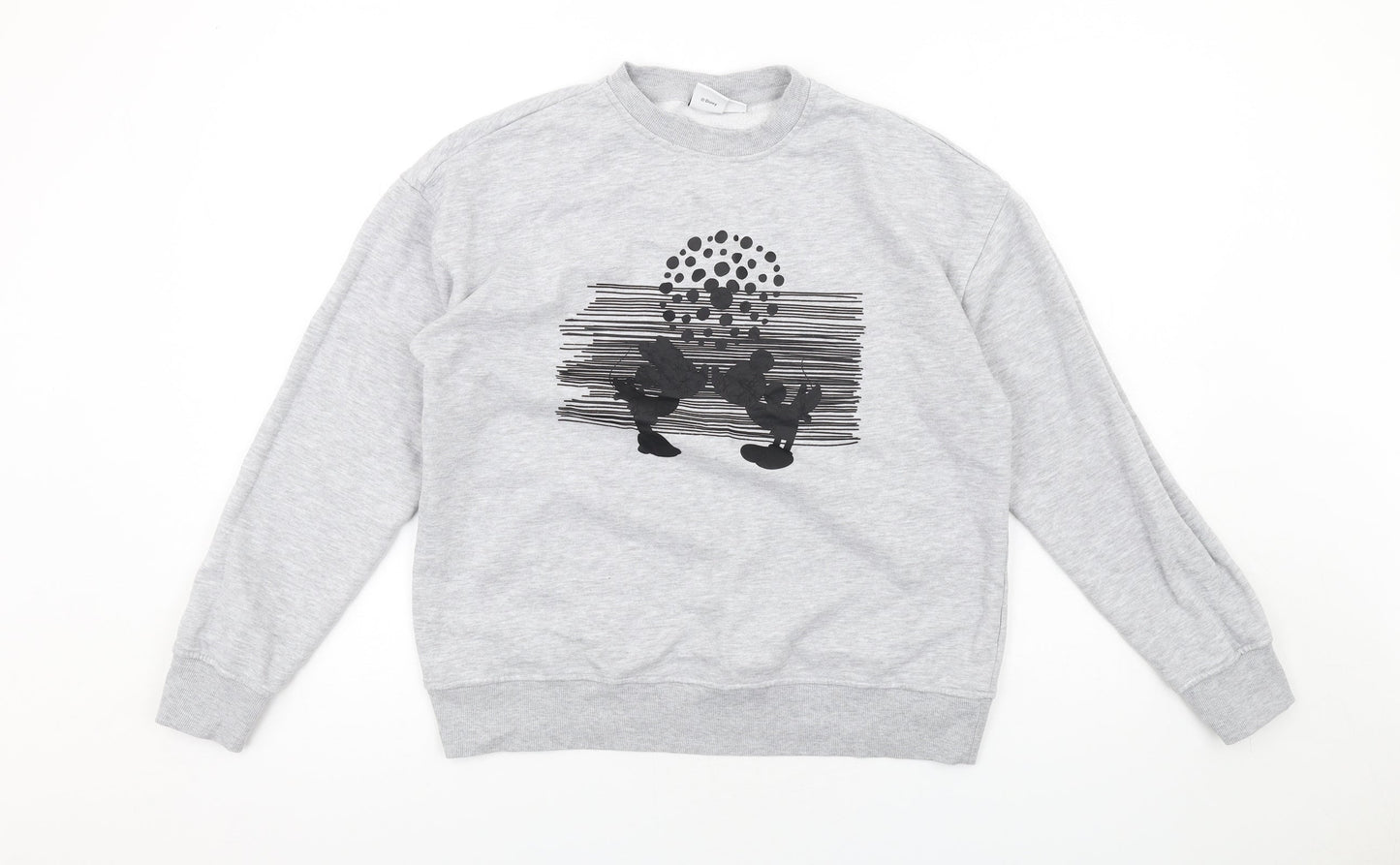 Womens UK Size XS Disney Grey Pullover Sweatshirt