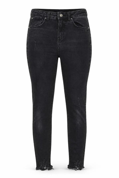 Womens UK Size 10 Denim & Co. Regular Fit Skinny Black Jeans