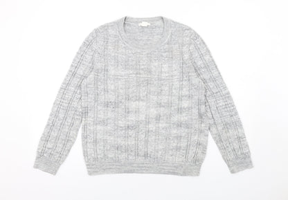 Womens UK Size L H&M Grey Pullover Jumper