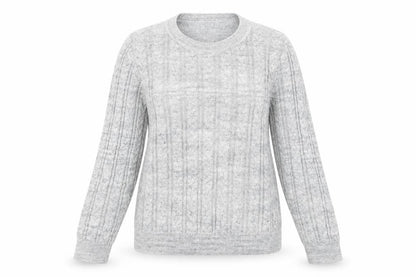 Womens UK Size L H&M Grey Pullover Jumper
