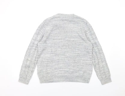 Womens UK Size L H&M Grey Pullover Jumper
