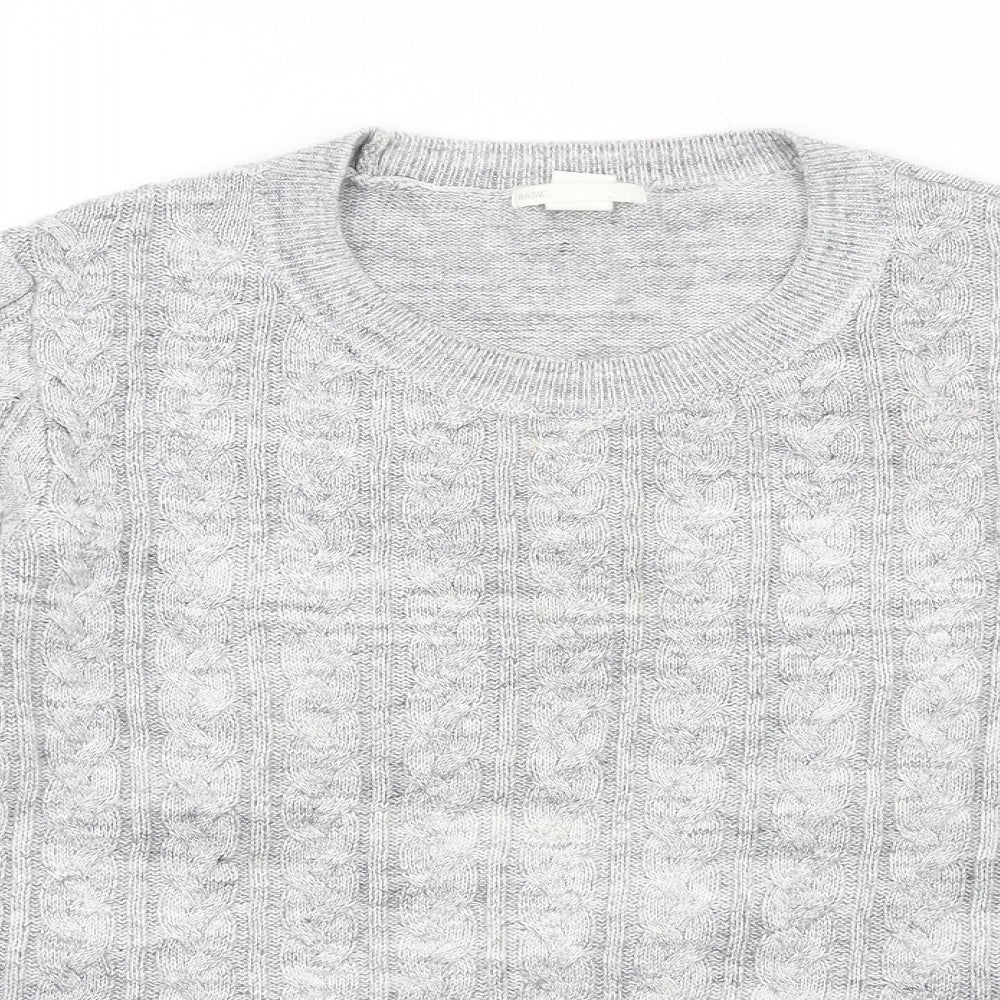 Womens UK Size L H&M Grey Pullover Jumper