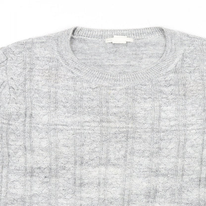 Womens UK Size L H&M Grey Pullover Jumper