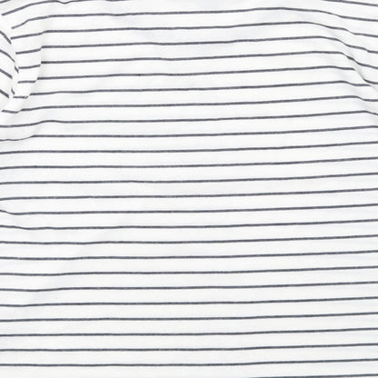 Womens UK Size 6 Topshop White Basic T-Shirt