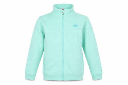 Front view of LA Gear girls’ green basic jacket jacket, size 9-10, years zip