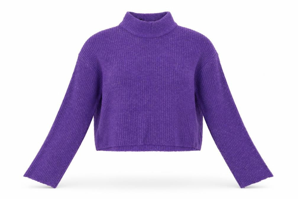 Womens UK Size S H&M Purple Pullover Jumper