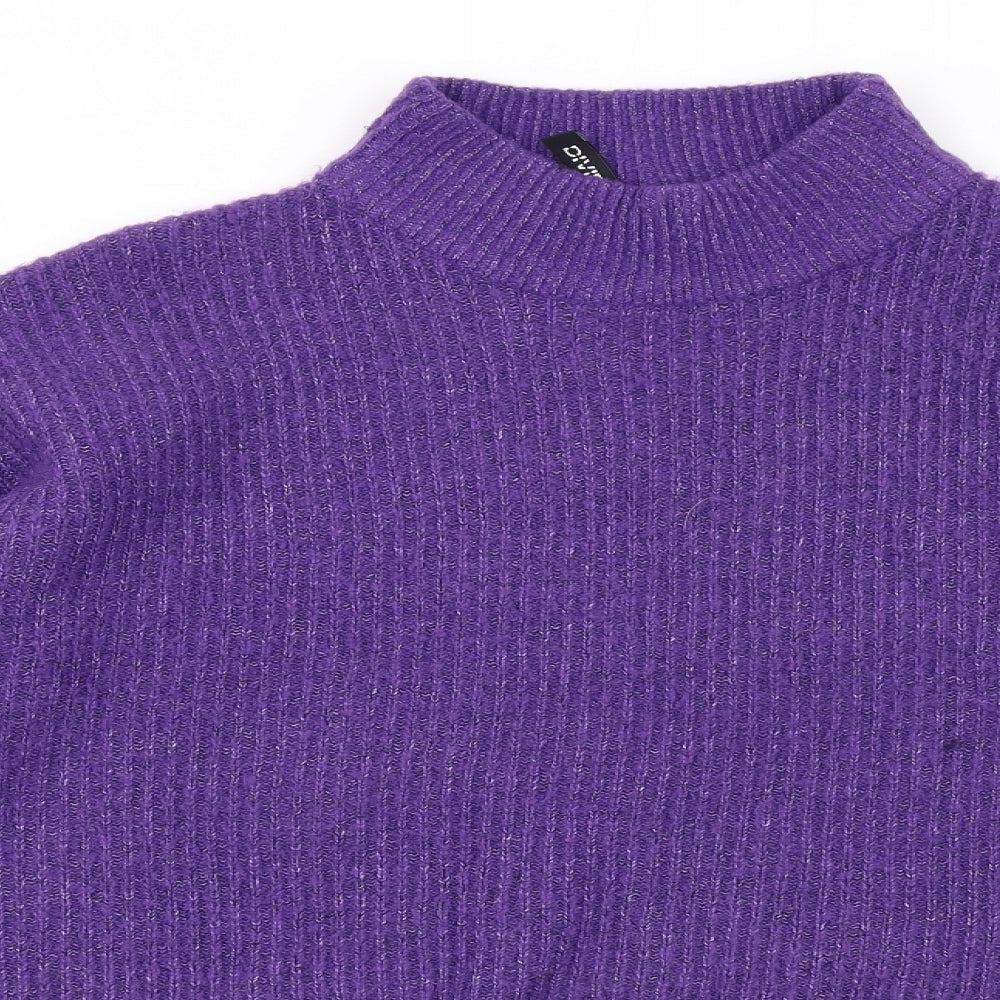 Womens UK Size S H&M Purple Pullover Jumper