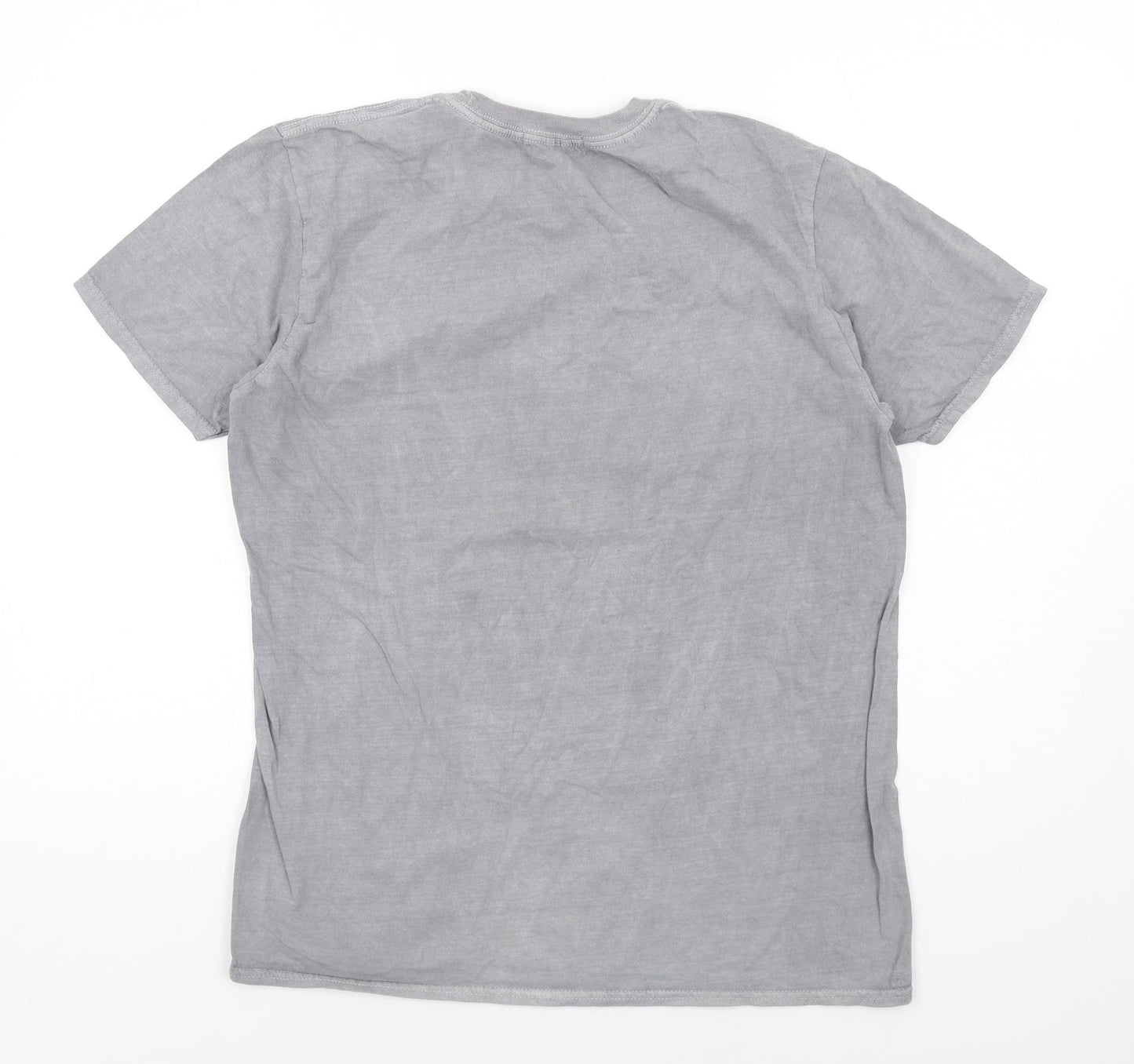 Womens UK Size S Missguided Grey Basic T-Shirt