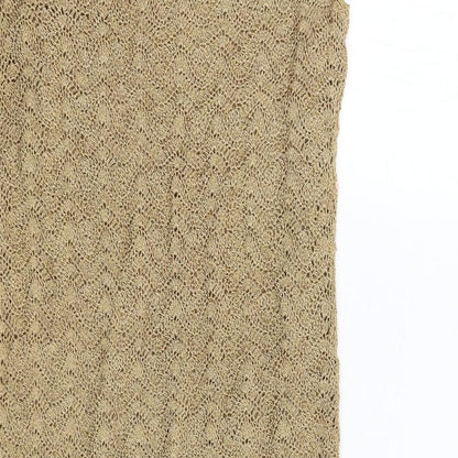 Principles Womens Beige Viscose A-Line Size L Round Neck Pullover