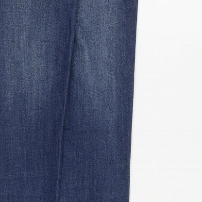 G21 Womens Blue Cotton Skinny Jeans Size 8 L35 in Slim Zip