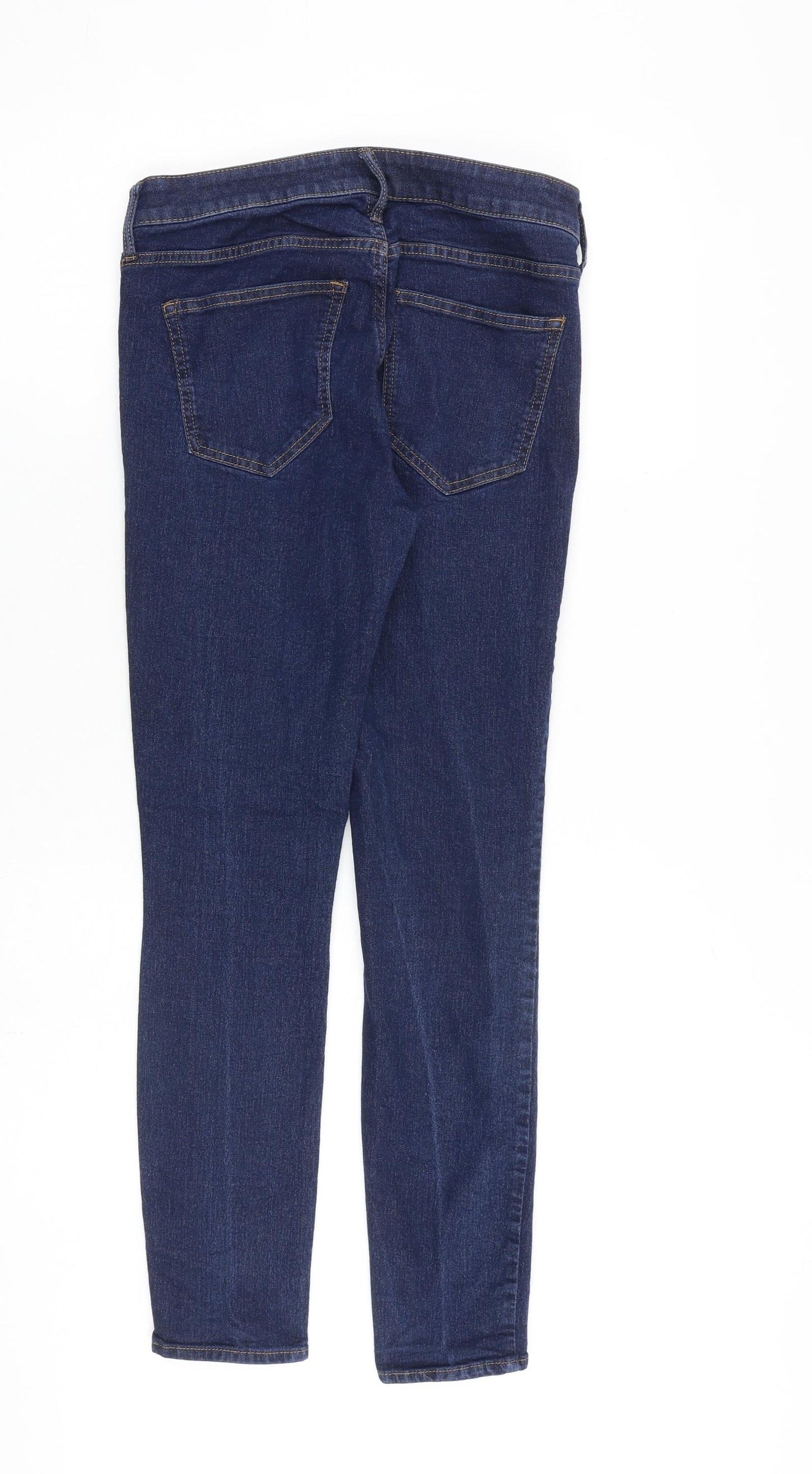 Womens UK Size 10 H&M Regular Fit Skinny Blue Jeans
