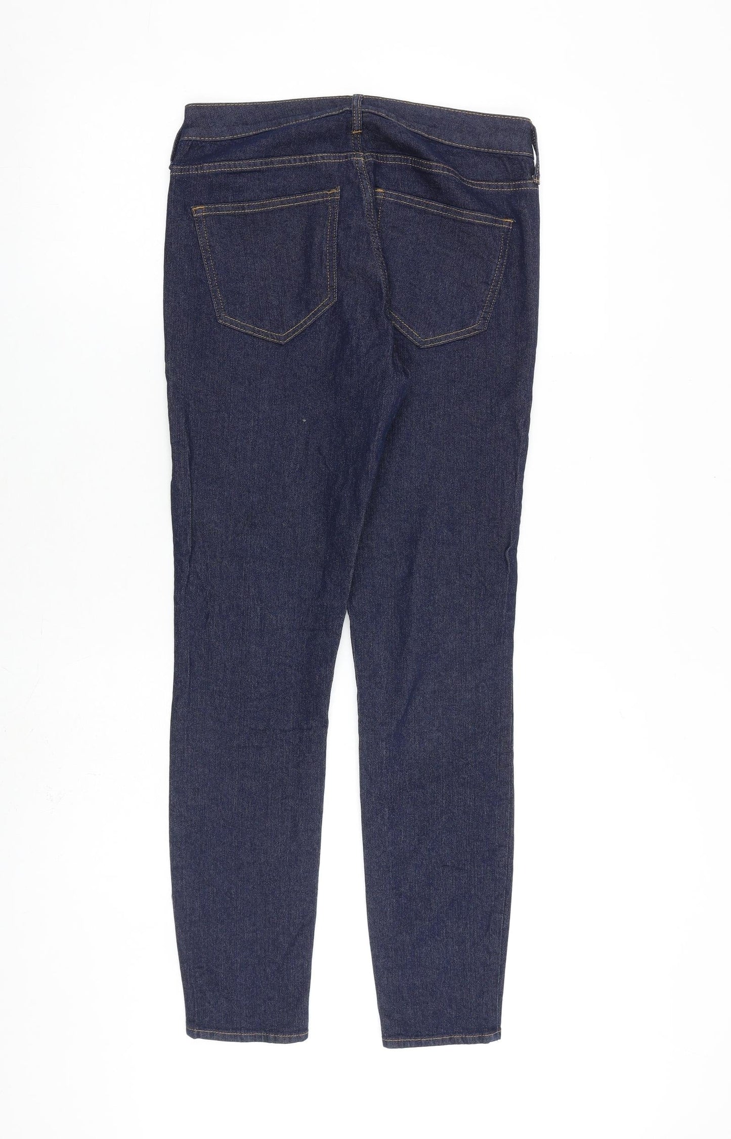 Womens UK Size 10 H&M Regular Fit Skinny Blue Jeans