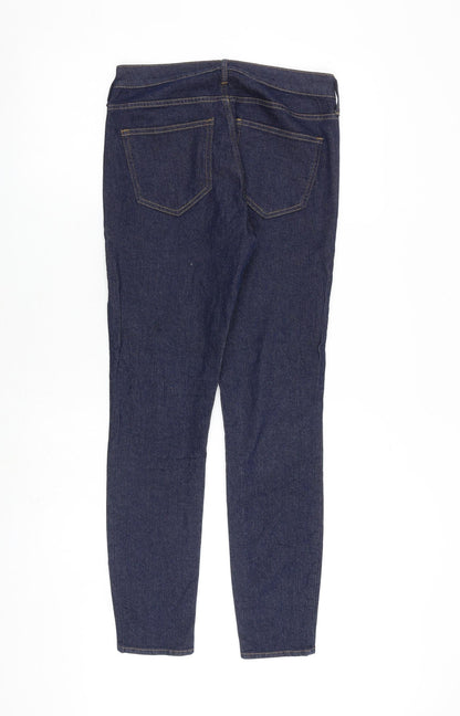 Womens UK Size 10 H&M Regular Fit Skinny Blue Jeans