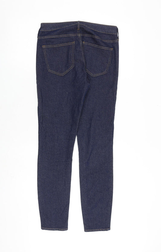 Womens UK Size 10 H&M Regular Fit Skinny Blue Jeans