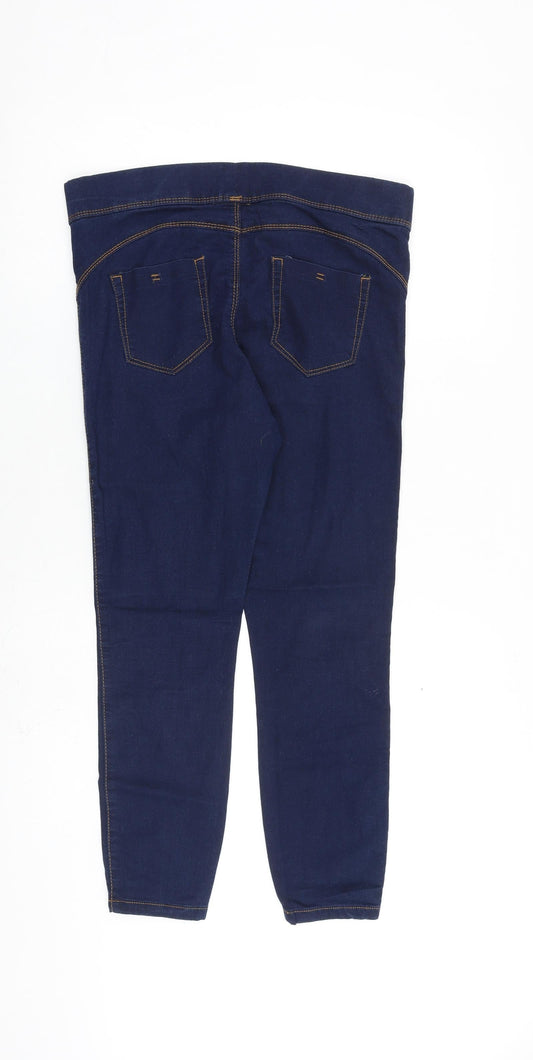 Denim & Co. Womens Blue Cotton Jegging Jeans Size 12 L25 in Regular