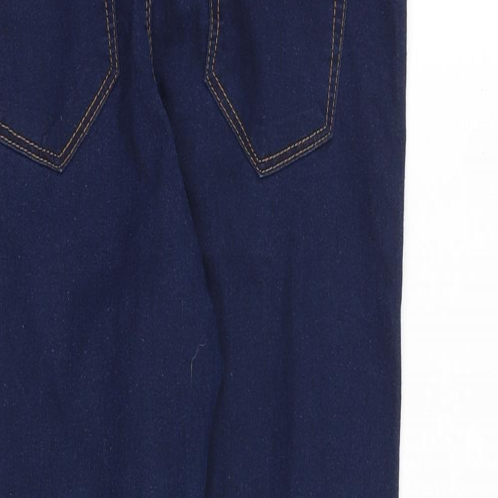 Denim & Co. Womens Blue Cotton Jegging Jeans Size 12 L25 in Regular