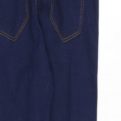 Denim & Co. Womens Blue Cotton Jegging Jeans Size 12 L25 in Regular