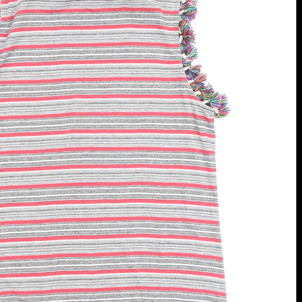 Falmer Heritage Womens Multicoloured Striped Polyester Basic Tank Size 16 Round Neck