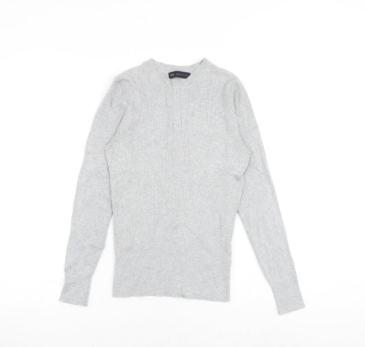 Womens UK Size 10 Marks and Spencer Grey Pullover Jumper