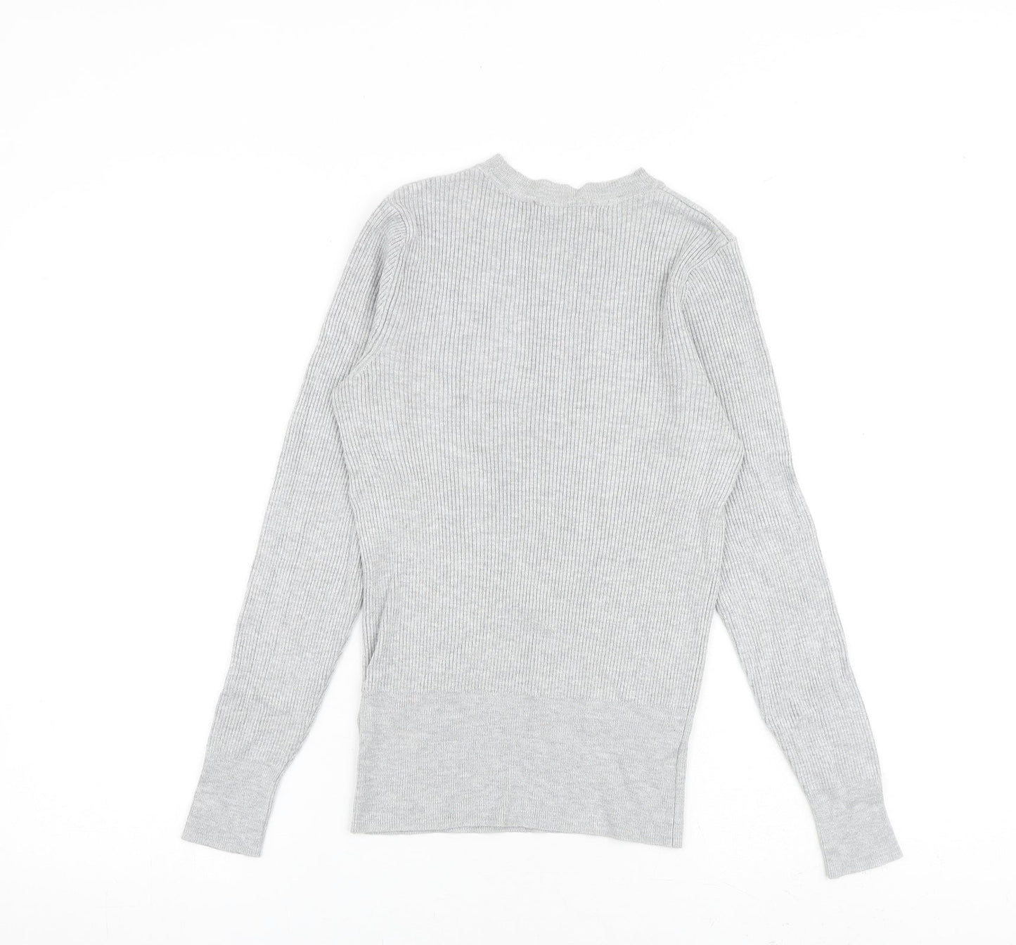 Womens UK Size 10 Marks and Spencer Grey Pullover Jumper