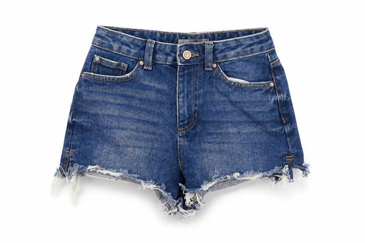 Womens UK Size 6 Denim & Co. Regular Fit Cut-Off Shorts