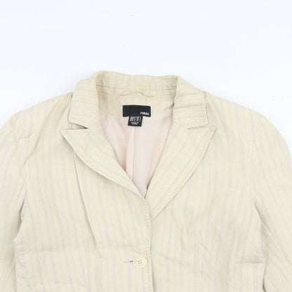 Womens UK Size 12 H&M Beige Jacket