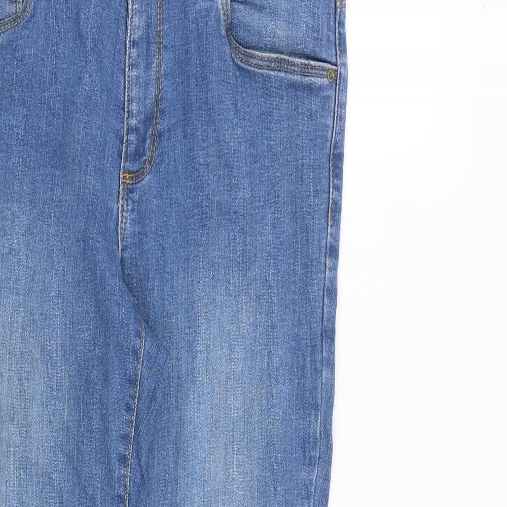 Nuon Womens Blue Cotton Skinny Jeans Size 30 in L28 in Regular Zip