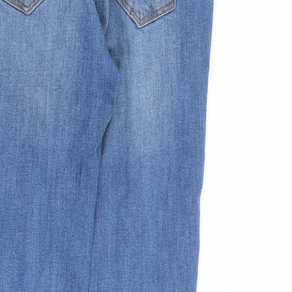 Nuon Womens Blue Cotton Skinny Jeans Size 30 in L28 in Regular Zip